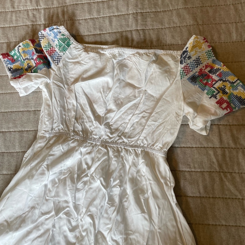 Embroided Mini Dress - Picture 3 of 6
